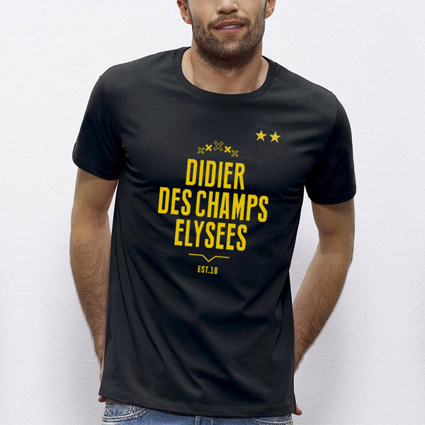 DIDIER DES CHAMPS ELYSEES 2 ETOILES t-shirt homme